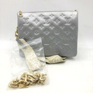 Louis Vuitton Black Crossbody Lambskin Coussin Leather